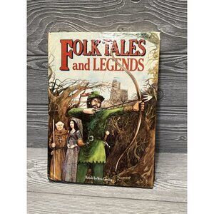 Vintage 1984 Folk Tales And Legends Hardcover Book Traditional Stories